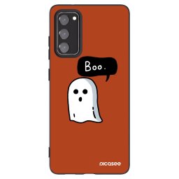 Fekete szilikon tok az alábbi mobiltelefonokra Samsung Galaxy S20 FE - Boo