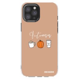 Átlátszó szilikon tok az alábbi mobiltelefonokra Apple iPhone 12 Pro Max - Autumn