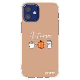Átlátszó szilikon tok az alábbi mobiltelefonokra Apple iPhone 12 mini - Autumn