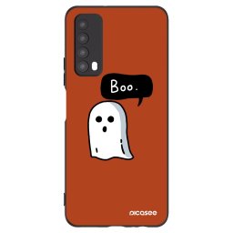 Fekete szilikon tok az alábbi mobiltelefonokra Huawei P Smart 2021 - Boo