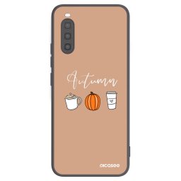 Fekete szilikon tok az alábbi mobiltelefonokra Sony Xperia 10 II - Autumn