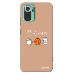 Átlátszó szilikon tok az alábbi mobiltelefonokra Xiaomi Redmi Note 10 Pro - Autumn