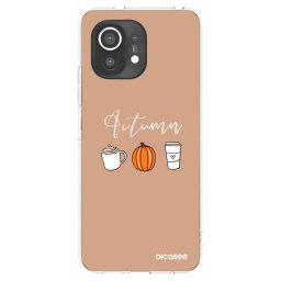Átlátszó szilikon tok az alábbi mobiltelefonokra Xiaomi Mi 11 - Autumn