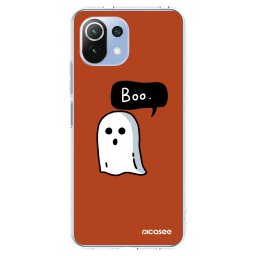 Átlátszó szilikon tok az alábbi mobiltelefonokra Xiaomi Mi 11 Lite - Boo