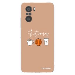 Átlátszó szilikon tok az alábbi mobiltelefonokra Xiaomi Poco F3 - Autumn