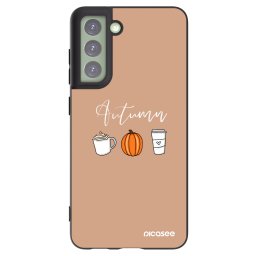 Fekete szilikon tok az alábbi mobiltelefonokra Samsung Galaxy S21 FE 5G - Autumn