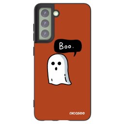 Fekete szilikon tok az alábbi mobiltelefonokra Samsung Galaxy S21 FE 5G - Boo
