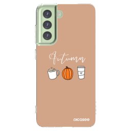 Átlátszó szilikon tok az alábbi mobiltelefonokra Samsung Galaxy S21 FE 5G - Autumn