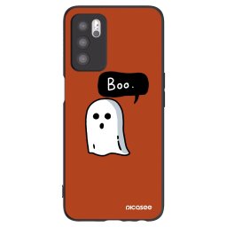 Fekete szilikon tok az alábbi mobiltelefonokra OPPO A16s - Boo