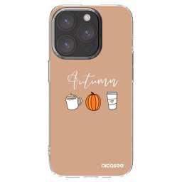 Átlátszó szilikon tok az alábbi mobiltelefonokra Apple iPhone 15 Pro - Autumn