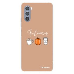 Átlátszó szilikon tok az alábbi mobiltelefonokra Motorola Moto G62 - Autumn