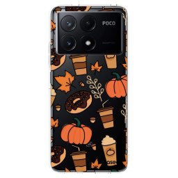 Átlátszó szilikon tok az alábbi mobiltelefonokra Xiaomi Poco X6 Pro - Fallovers