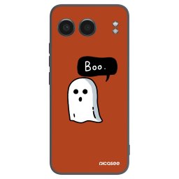 Fekete szilikon tok az alábbi mobiltelefonokra OnePlus Nord 4 - Boo