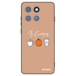 Fekete szilikon tok az alábbi mobiltelefonokra Motorola Edge 60 Pro - Autumn