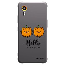 Fekete szilikon tok az alábbi mobiltelefonokra Samsung Galaxy XCover 7 - Hallo Fall