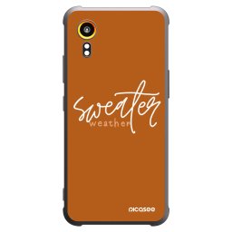 Fekete szilikon tok az alábbi mobiltelefonokra Samsung Galaxy XCover 7 - Sweater weather