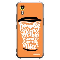 Fekete szilikon tok az alábbi mobiltelefonokra Samsung Galaxy XCover 7 - Pumpkin coffee