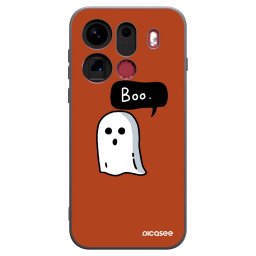 Fekete szilikon tok az alábbi mobiltelefonokra OPPO Find X9 Pro - Boo