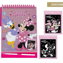 Minnie egér kreatív szett képkarcoló és színező szett