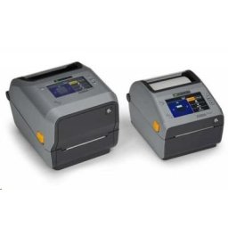 Zebra ZD621t, 12 pont/mm (300 dpi), RTC, USB, USB Host, RS232, BT, Ethernet, Wi-Fi, szürke színű