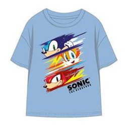 Sonic a sündisznó Speed Rush Light Blue gyerek rövid póló, felső 8 év / 128 cm