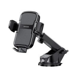USAMS ZJ086 autós tartó (műszerfalra, tapadókorongos, automata, 360°, 4.7-7" méret) FEKETE