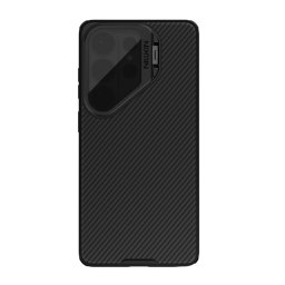 NILLKIN CAMSHIELD PROP MAGNETIC szilikon telefonvédő (ütésállóság, kameravédő, kitámasztó, csíkos) FEKETE Samsung Galaxy S26 Ultra (SM-S948)
