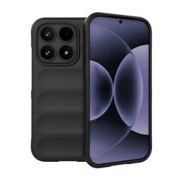 Szilikon telefonvédő (ütésállóság, kameravédő, 3D) FEKETE Xiaomi 17