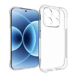 Szilikon telefonvédő (ütésállóság, légpárnás sarok) ÁTLÁTSZÓ Xiaomi 17