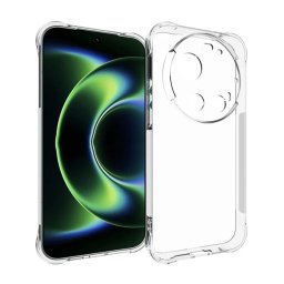 Szilikon telefonvédő (ütésállóság, légpárnás sarok) ÁTLÁTSZÓ Xiaomi 17 Ultra