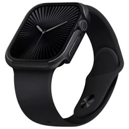 Uniq Valencia Apple Watch 11 / Watch 10 42mm műanyag tok, fekete