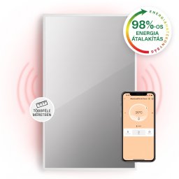 Klarstein La Palma 1000 smart, infravörös hősugárzó 2 az 1-ben, 120 x 60 cm, 1000 W, tükör elülső rész (HTR10-LaPalmaS1000W)