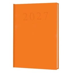 Naptár, tervező, A5, napi, 2027, narancssárga