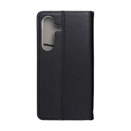 Magnet Samsung Galaxy S25 mágneses flip tok, fekete