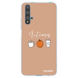 Átlátszó szilikon tok az alábbi mobiltelefonokra Huawei Nova 5T - Autumn