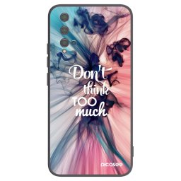 Fekete szilikon tok az alábbi mobiltelefonokra Huawei Nova 5T - Don't think TOO much