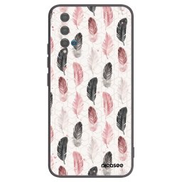 Fekete szilikon tok az alábbi mobiltelefonokra Huawei Nova 5T - Feather 2