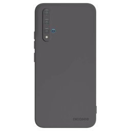 Fekete szilikon tok az alábbi mobiltelefonokra Huawei Nova 5T - Clear