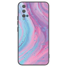 Fekete szilikon tok az alábbi mobiltelefonokra Huawei Nova 5T - Pink liquid