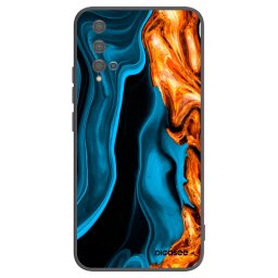 Fekete szilikon tok az alábbi mobiltelefonokra Huawei Nova 5T - Gold blue
