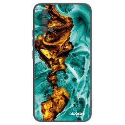 Fekete szilikon tok az alábbi mobiltelefonokra Huawei Nova 5T - Goldsky