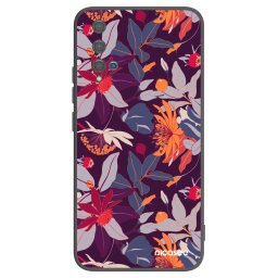 Fekete szilikon tok az alábbi mobiltelefonokra Huawei Nova 5T - Purple Leaf