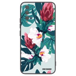 Fekete szilikon tok az alábbi mobiltelefonokra Huawei Nova 5T - Rhododendron