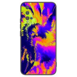 Fekete szilikon tok az alábbi mobiltelefonokra Huawei Nova 5T - Burn