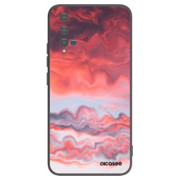 Fekete szilikon tok az alábbi mobiltelefonokra Huawei Nova 5T - Sunset