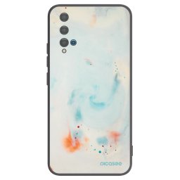 Fekete szilikon tok az alábbi mobiltelefonokra Huawei Nova 5T - Splash