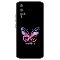 Fekete szilikon tok az alábbi mobiltelefonokra Huawei Nova 5T - Diamanty Purple