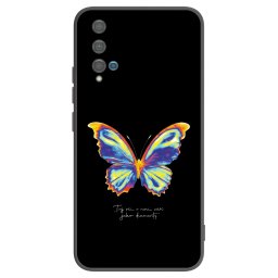 Fekete szilikon tok az alábbi mobiltelefonokra Huawei Nova 5T - Diamanty Black