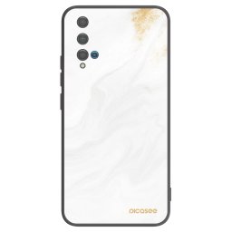 Fekete szilikon tok az alábbi mobiltelefonokra Huawei Nova 5T - White