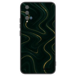 Fekete szilikon tok az alábbi mobiltelefonokra Huawei Nova 5T - Vawes